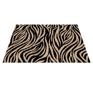 Tovaglietta americana superficie a righe zebra - TenStickers