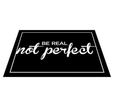 Tovaglietta americana frase slogan di autenticità - TenStickers