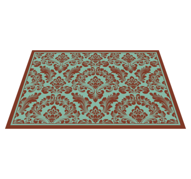 Tovaglietta americana concetto floreale elegante - TenStickers