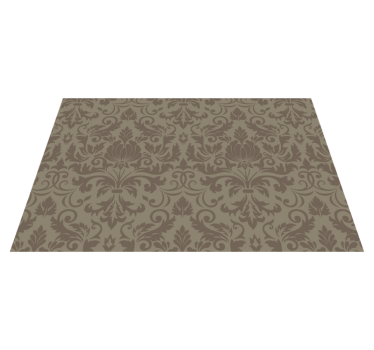 Tovaglietta americana concetto botanico intricato - TenStickers