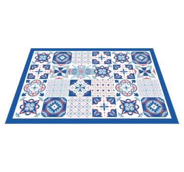 Tovaglietta americana motivo a piastrelle intricate - TenStickers