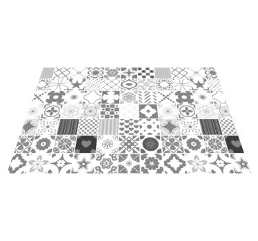 Tovaglietta americana texture monocolore a motivi - TenStickers
