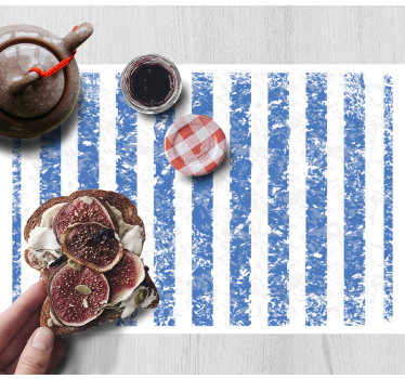 Tovaglietta americana con motivo a righe - TenStickers