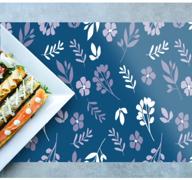 Tovaglietta americana con motivo floreale botanico - TenStickers
