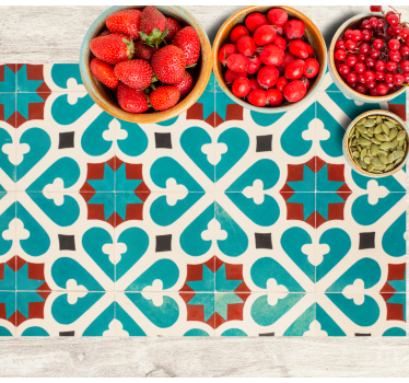 Tovaglietta americana concetto geometrico vivace - TenStickers