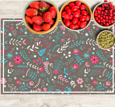 Tovaglietta americana finitura botanica testurizzata - TenStickers