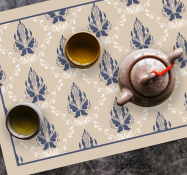Tovaglietta americana idea foglia graziosa - TenStickers