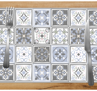 Tovaglietta americana motivi piastrelle ornate - TenStickers