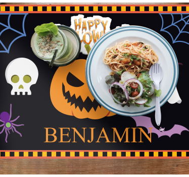 Tovaglietta personalizzabile tema halloween - TenStickers