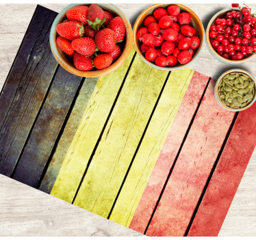 Tovaglietta americana tavola di legno colorata - TenStickers