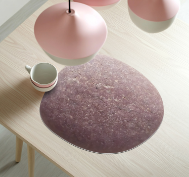Tovaglietta americana texture pietra rosa - TenStickers