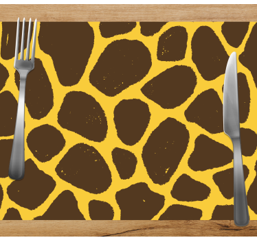 Tovaglietta texture Stampa giraffa - TenStickers