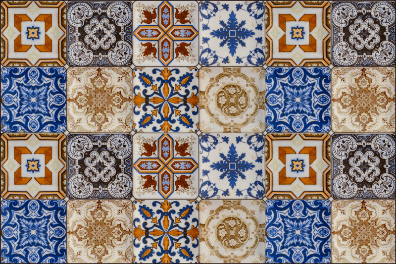 Tovaglietta americana originale idraulica multicolore - TenStickers