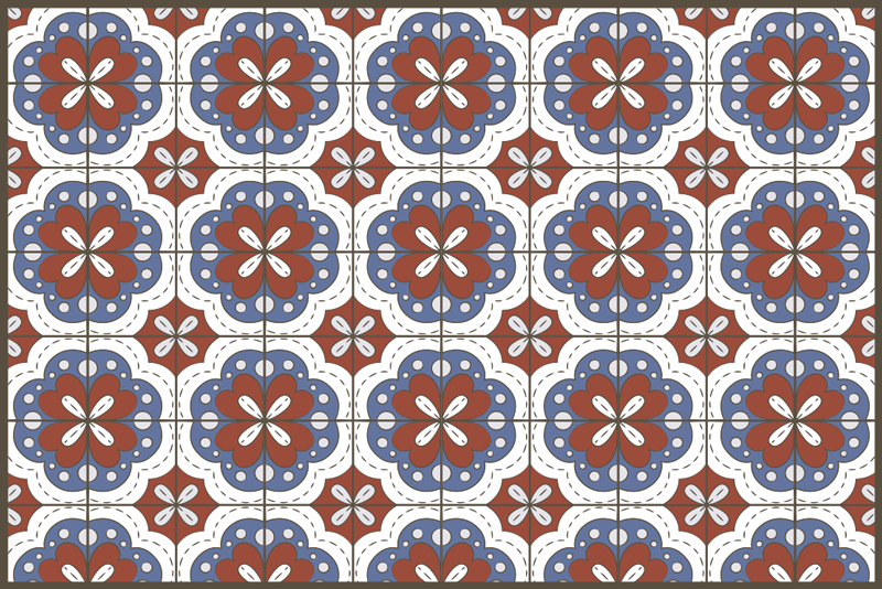 Tovaglietta americana originale idraulica rossa - TenStickers