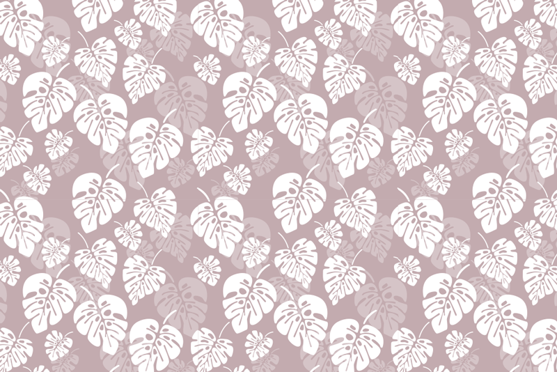 Tovaglietta americana design foglie tropicali - TenStickers