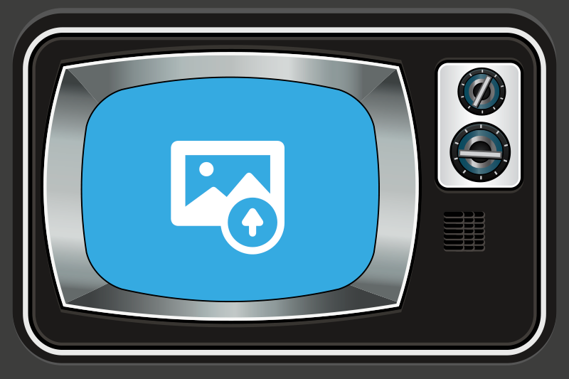 Tovaglietta personalizzata originale Tv personalizzabile foto - TenStickers