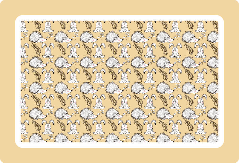 Tovaglietta americana infantile personaggi cartoni carini - TenStickers