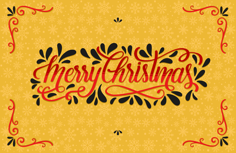Tovaglietta personalizzata natale saluti festivi - TenStickers