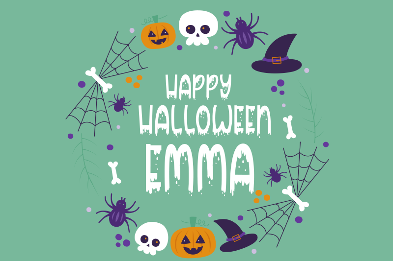 Tovagliette americana halloween design a tema halloween - TenStickers
