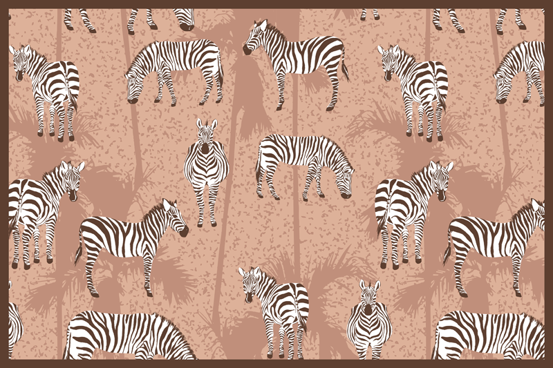 Tovaglietta americana originale stile zebra - TenStickers