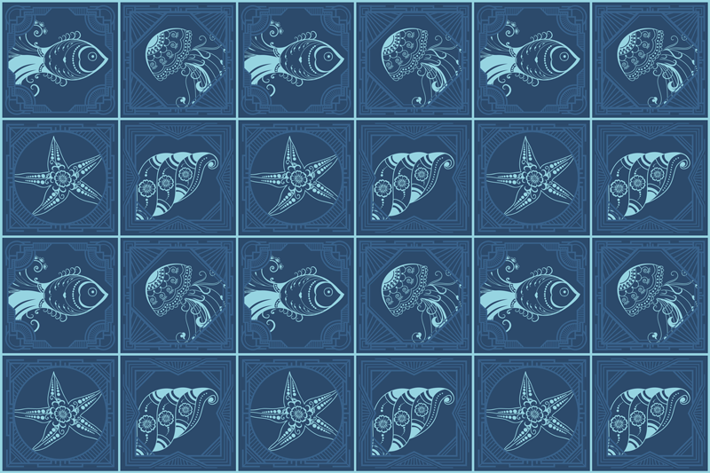 Tovaglietta americana originale con motivo nautico - TenStickers