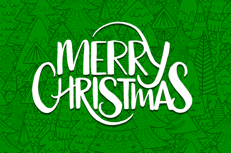 Tovaglietta personalizzata natale auguri festivi - TenStickers