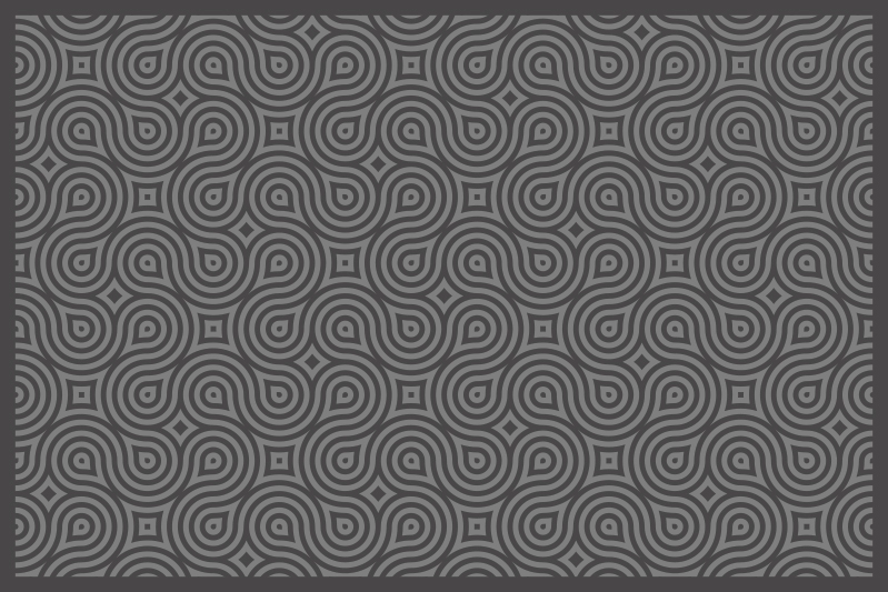 Tovaglietta americana motivo vorticoso astratto - TenStickers