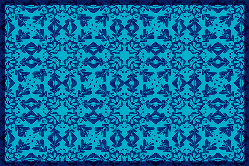 Tovaglietta americana idea botanica elegante - TenStickers