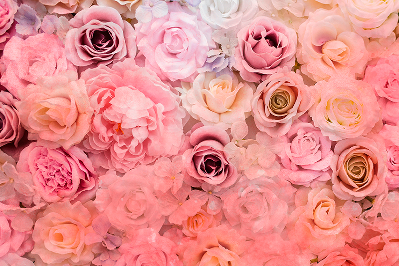 Tovaglietta americana motivo rose floreali - TenStickers