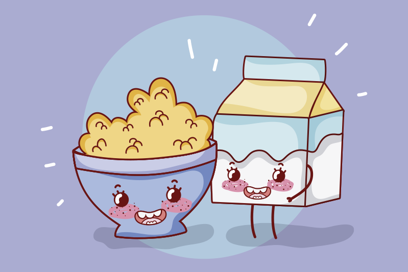 Tovaglietta americana infantile compagni di snack felici - TenStickers