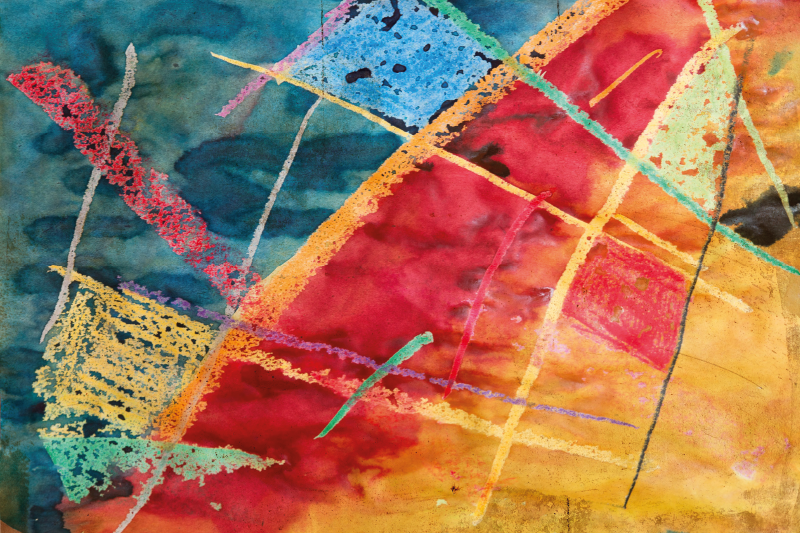 Tovaglietta americana originale motivi geometrici vivaci - TenStickers