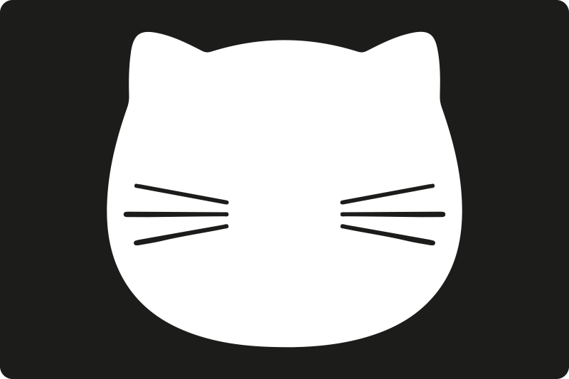 Tovaglietta americana originale forma di faccia di gatto - TenStickers