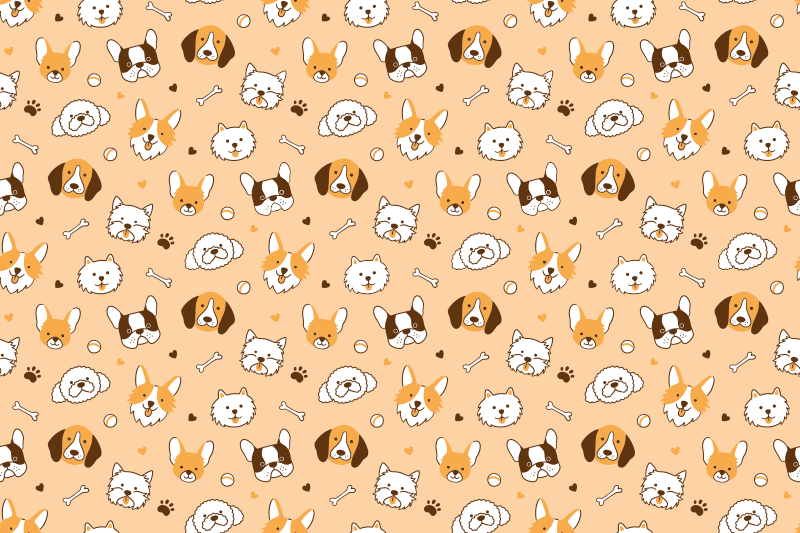 Tovaglietta americana infantile facce di animali carini - TenStickers