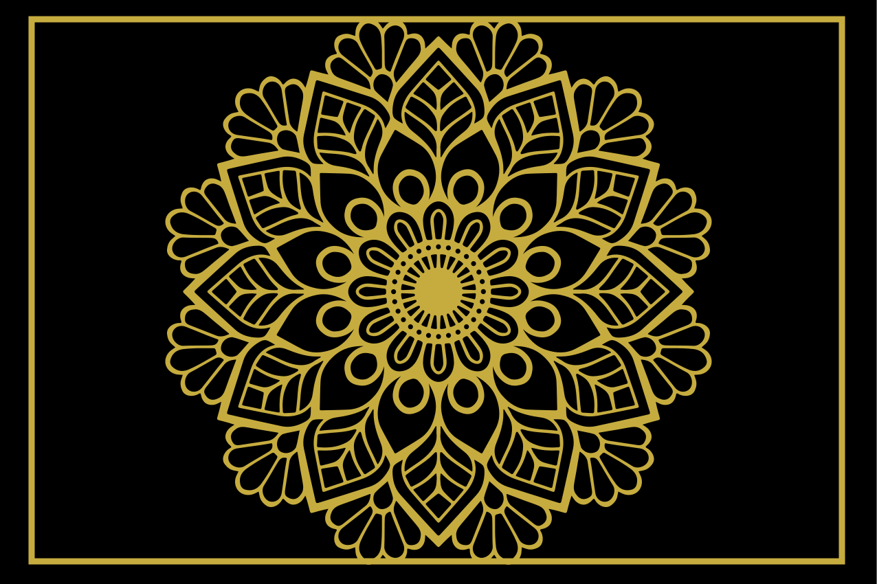 Tovaglietta americana elegante componente botanico grazioso - TenStickers