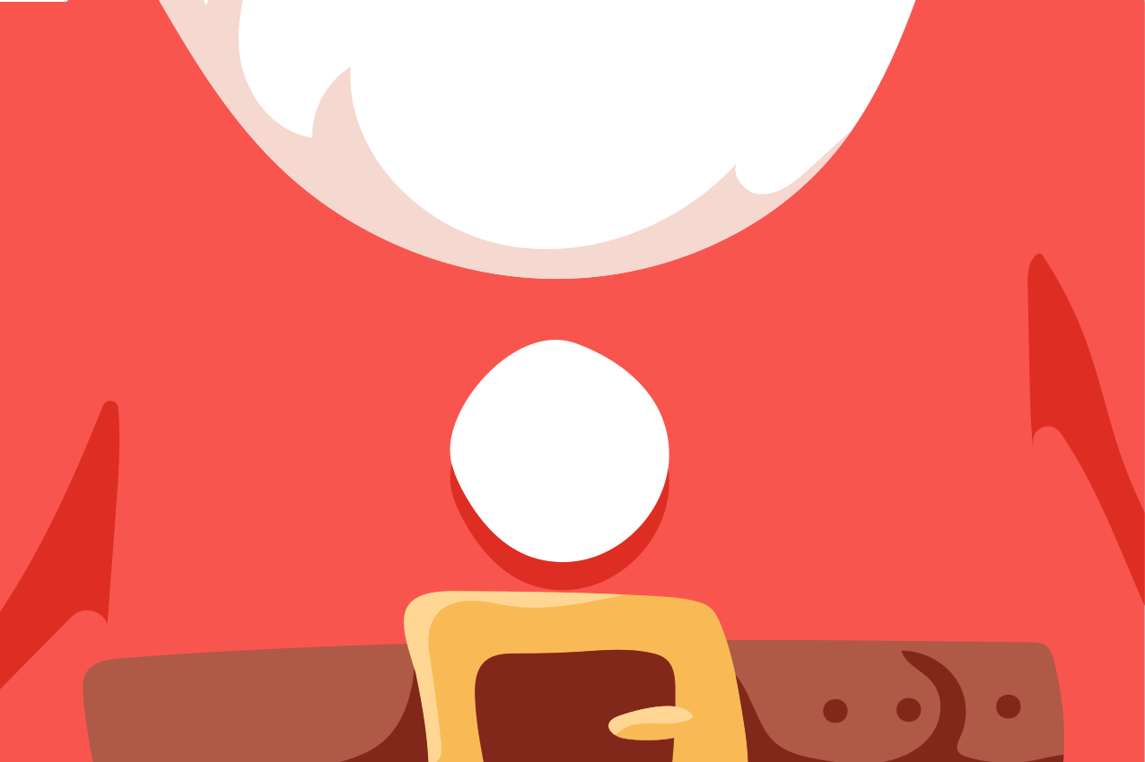 Tovaglietta personalizzata natale maglietta babbo natale - TenStickers