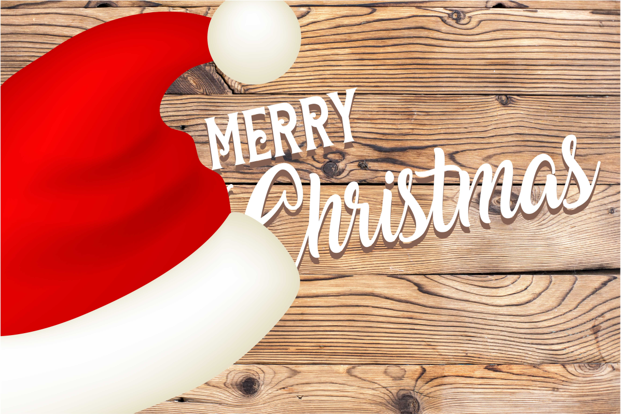 Tovaglietta personalizzata natale cappello di babbo natale - TenStickers