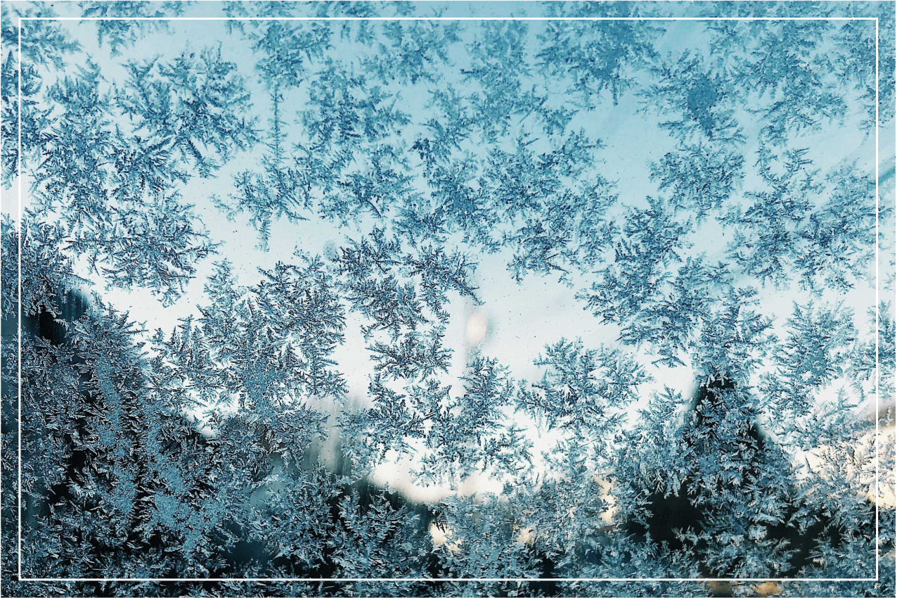 Tovaglietta americana motivo ghiaccio satinato - TenStickers