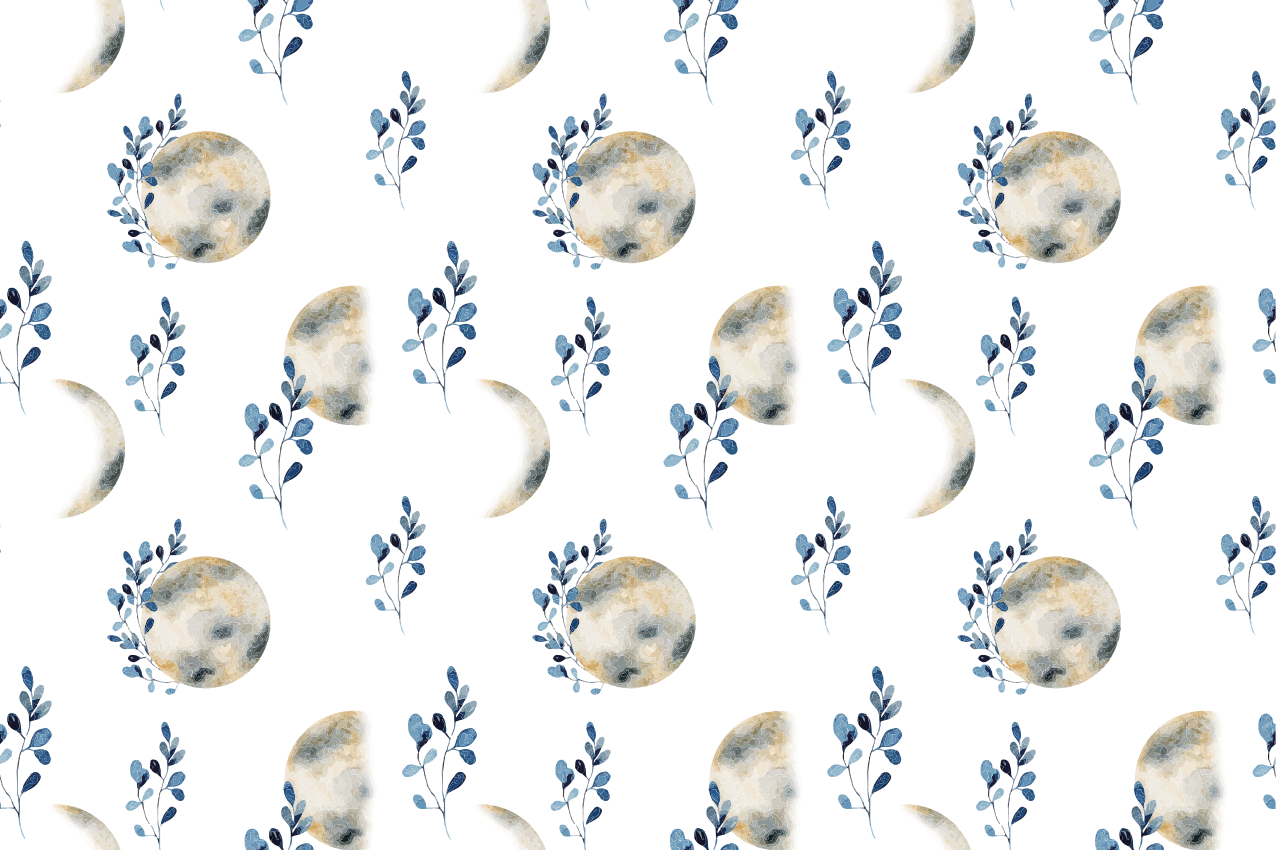 Tovaglietta americana originale motivi lunari celestiali - TenStickers