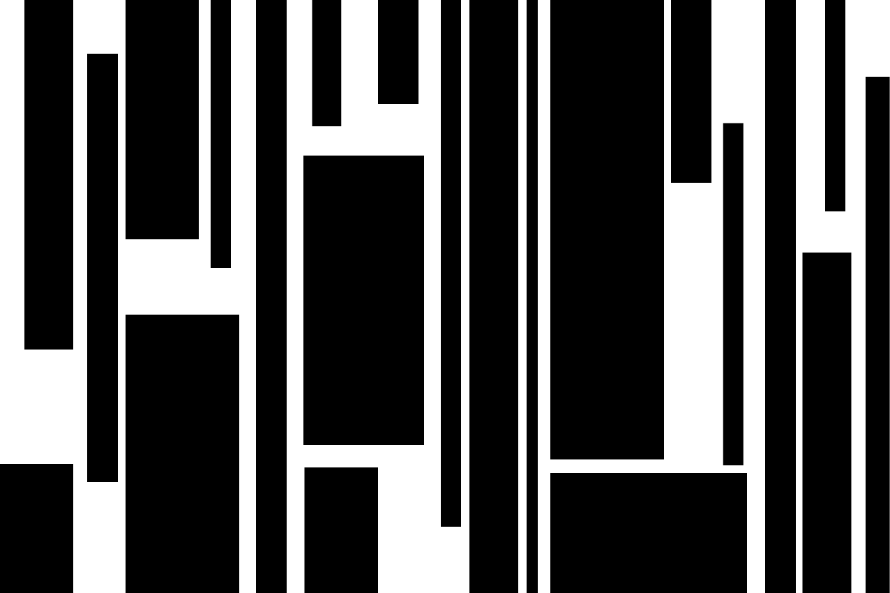 Tovaglietta americana moderna layout tavola geometrico - TenStickers