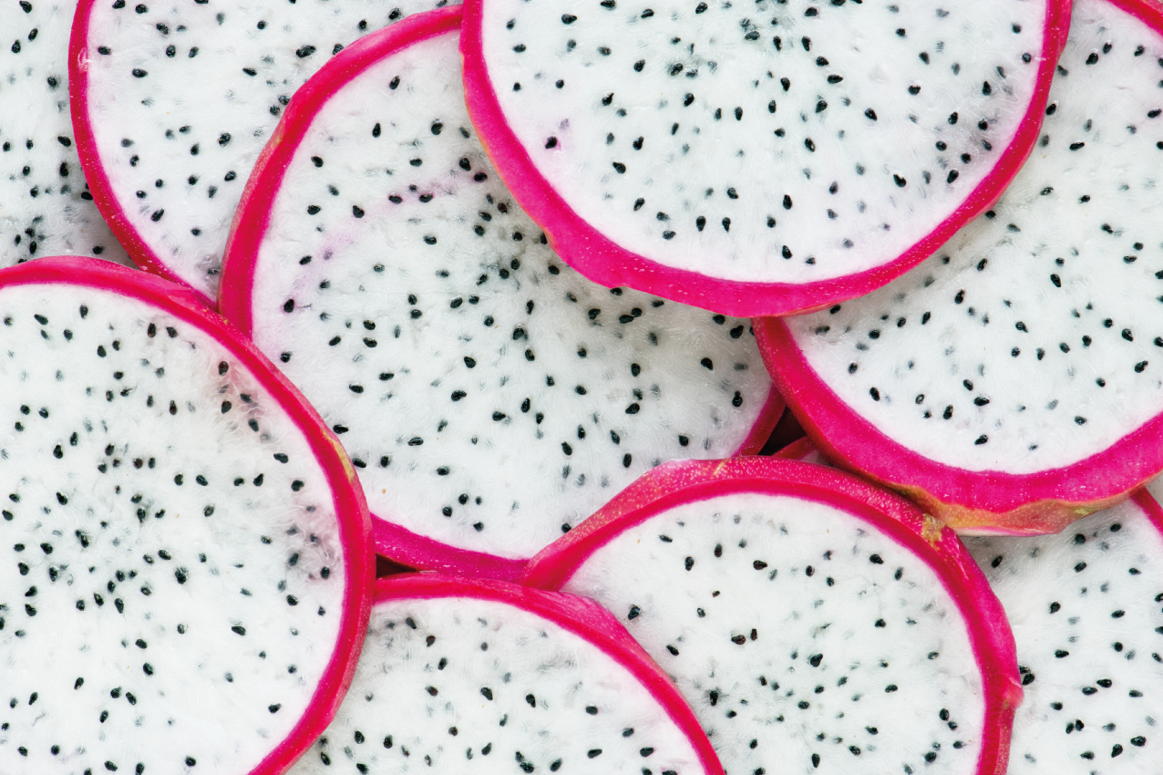 Tovaglietta americana originale fetta di dragon fruit - TenStickers