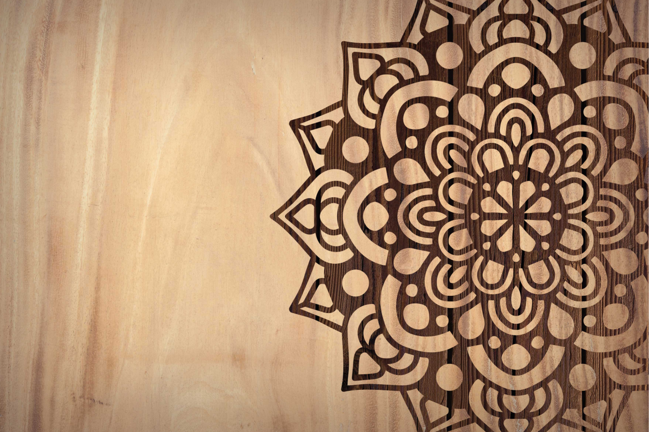 Tovaglietta americana texture Motivo laterale in legno - TenStickers