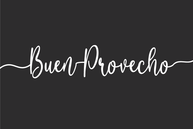 Tovaglietta americana frase affermazione elegante cibo - TenStickers