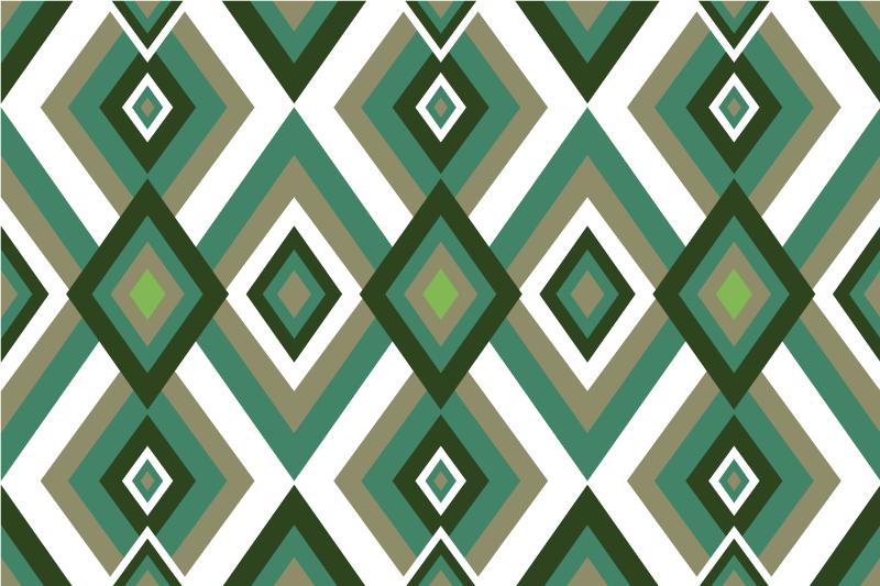 Tovaglietta americana moderna a disposizione geometrica - TenStickers