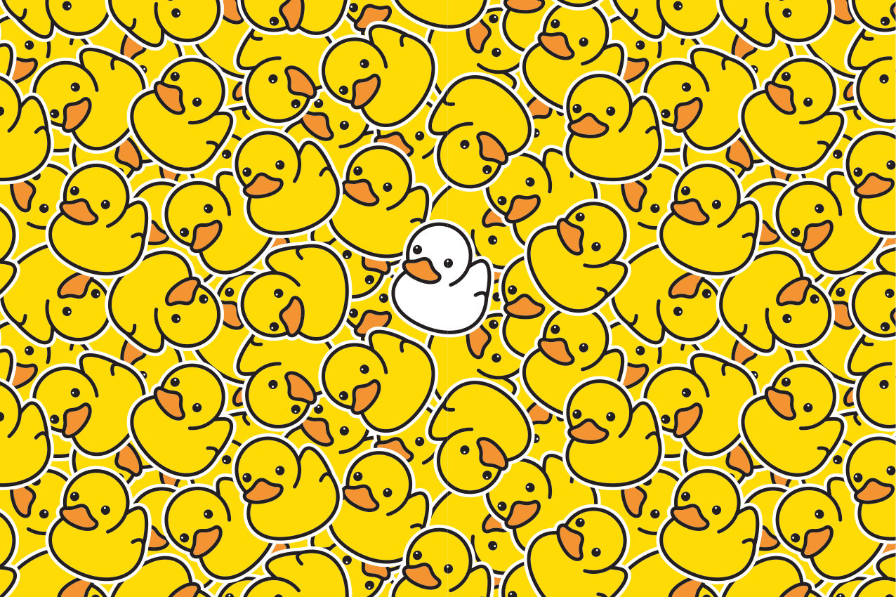 Tovaglietta americana infantile con motivo anatroccolo - TenStickers