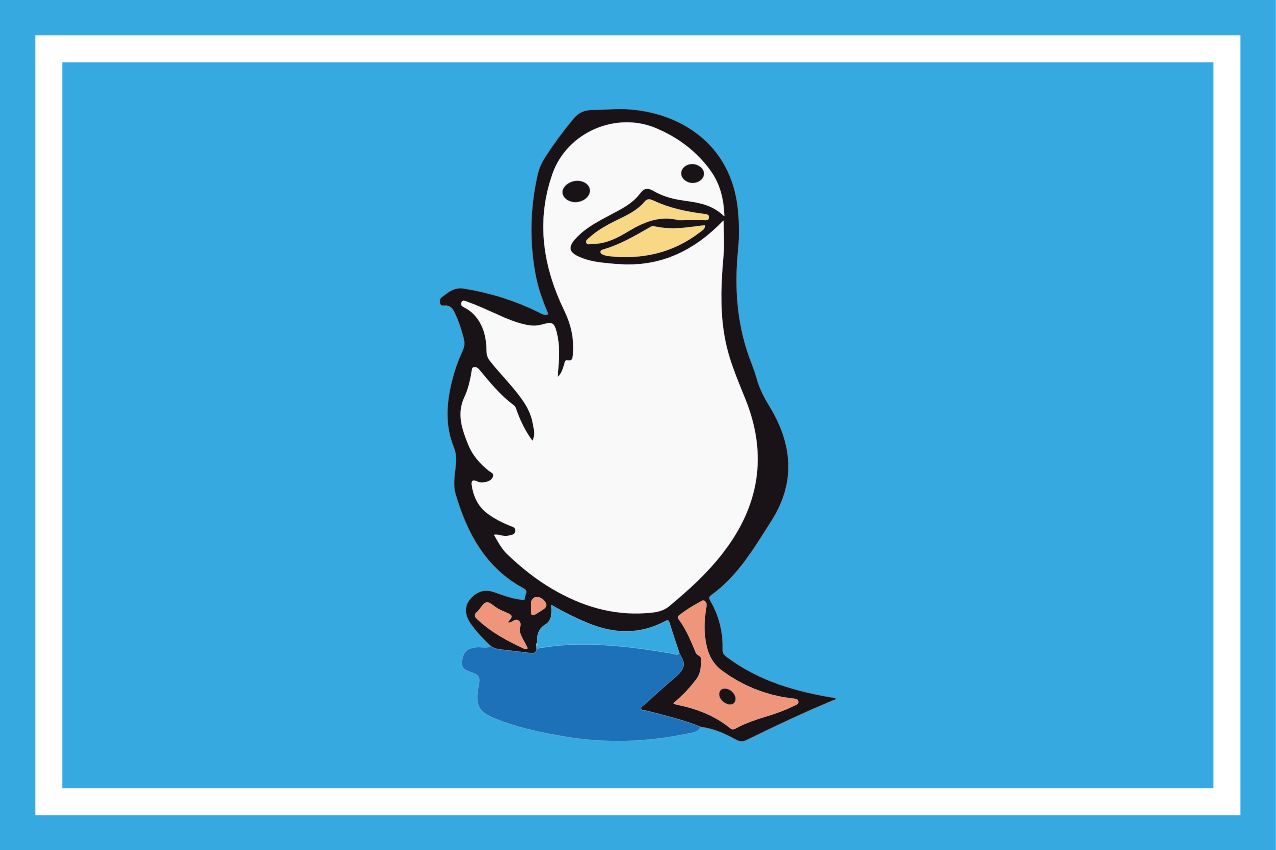 Tovaglietta americana infantile personaggio anatra cartone - TenStickers