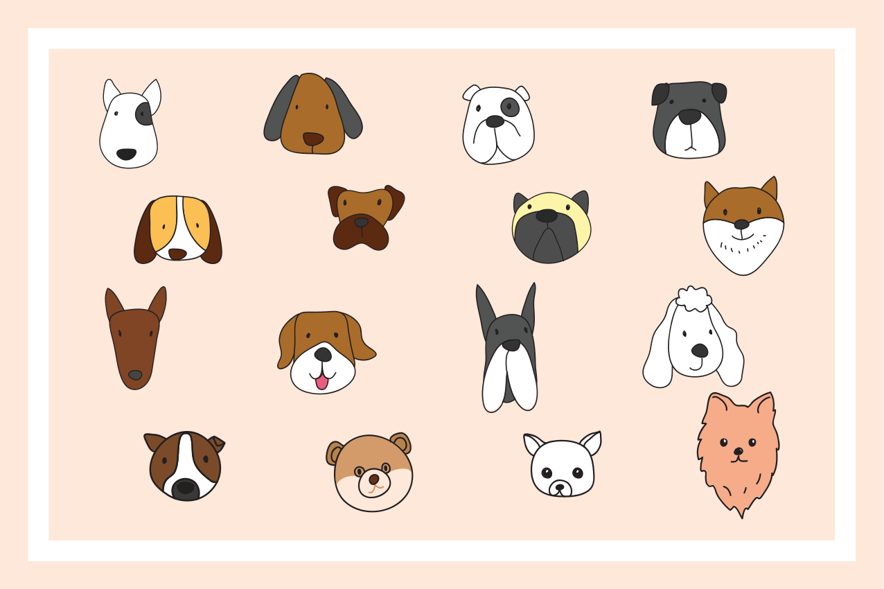 Tovaglietta americana infantile collezione faccine animali - TenStickers