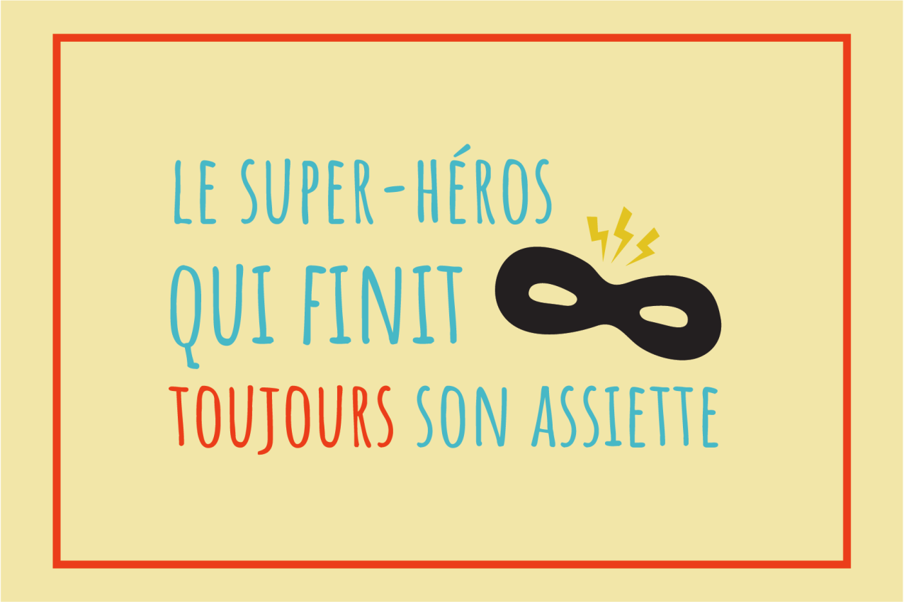 Tovaglietta americana infantile ispirazione supereroi - TenStickers