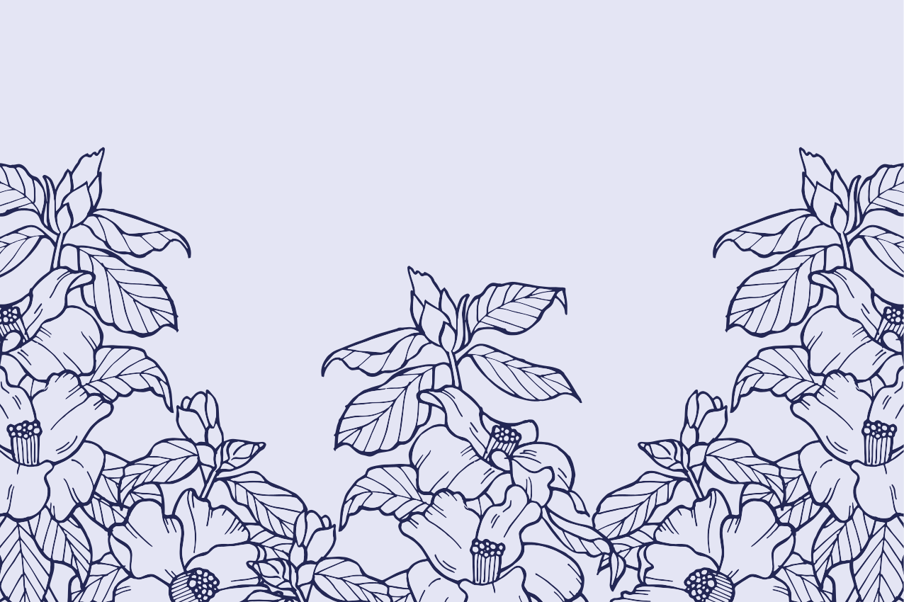 Tovaglietta americana originale motivo floreale - TenStickers