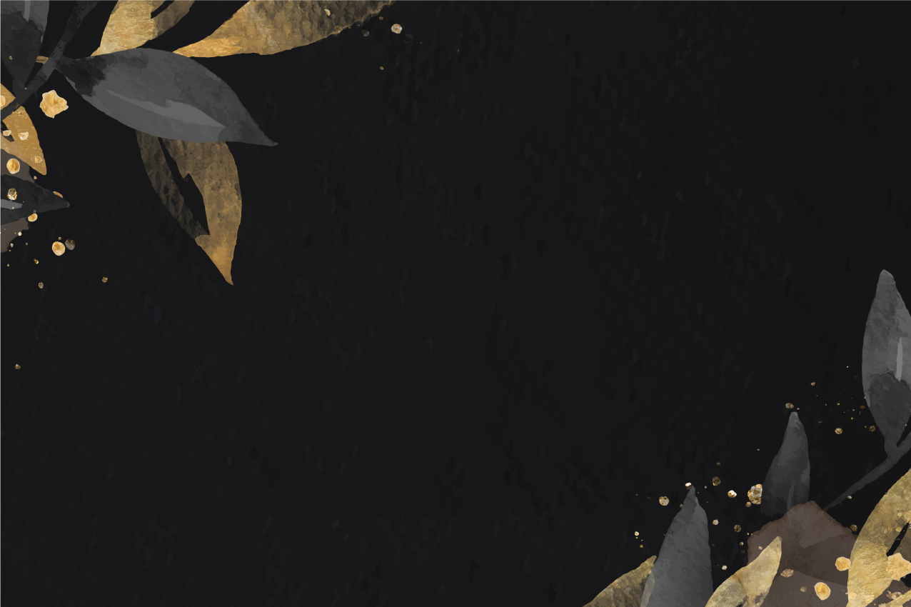 Tovaglietta americana elegante motivi di foglia raffinati - TenStickers