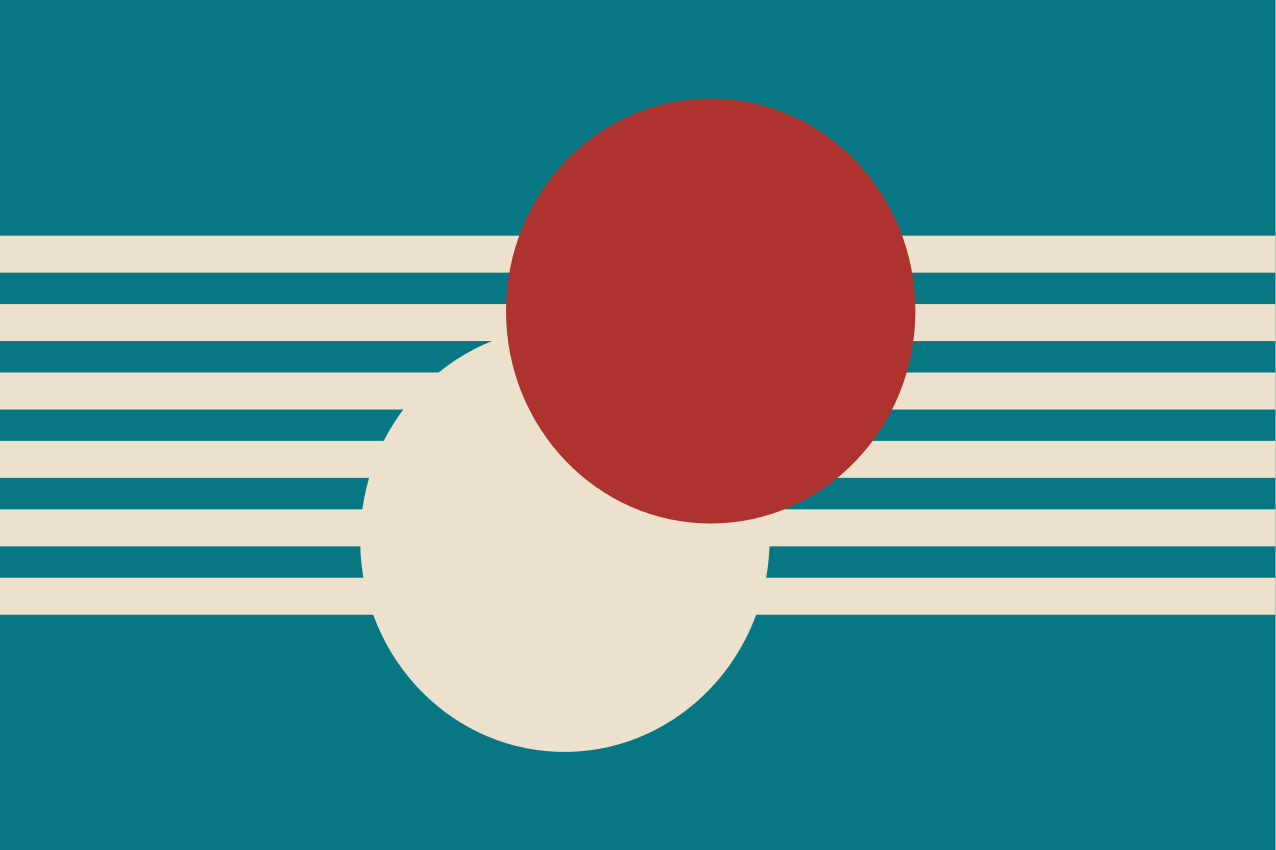 Tovaglietta americana moderna forme colorate astratte - TenStickers